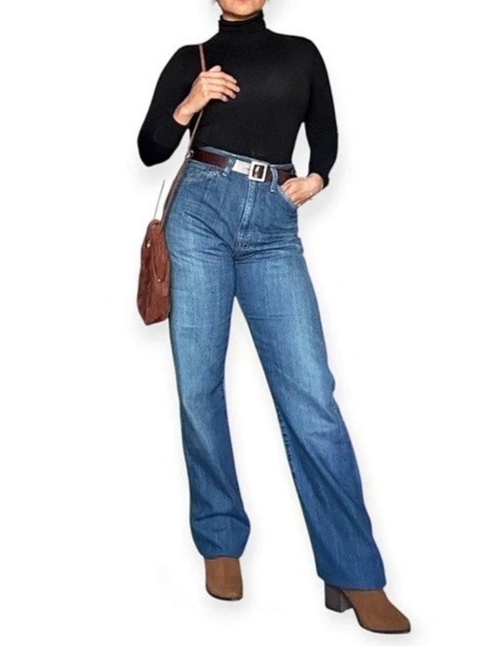Levi's 701 Women's high-rise straight-leg jeans in Blue - size 28 X 32
